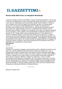 Gazzettino 2014-10-21 Romea Killer