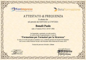 Bonafe paolo Corso Formatori