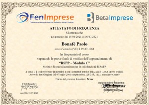 Bonafe paolo Corso RSPP modulo C