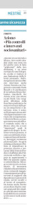 2022-11-16 NUOVA VENEZIA - DEGRADO MESTRE