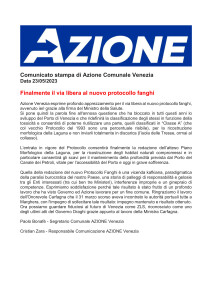 2023-05-23 Finalmente il via libera al nuovo protocollo fanghi