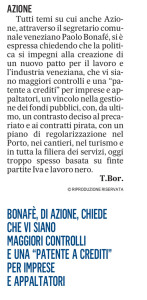 2025-05-04 Gazzettino Parte articolo su tema lavoro