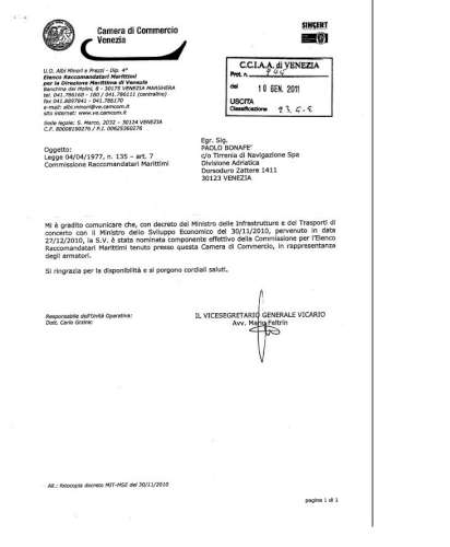 lettera di nomina Comm Raccomandatari Marittimi CCIAA Venezia pag 3