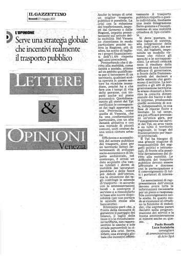 Opinione: Serve una strategia globale che incentivi realmente il trasporto pubblico